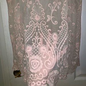 Forever 21 Tops - Forever 21 blush mesh top, size large Forever 21 Tops - Forever 21 blush mesh top, size large